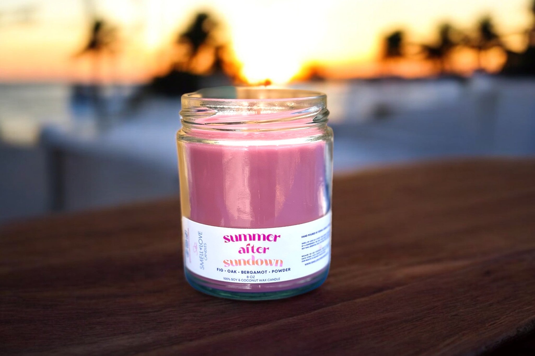 Sunset Serenity: The Perfect Blend of Fig, Oak, Bergamot & Powder