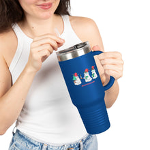 Festive Insulated Travel Mug - 40oz Holiday Drink Tumbler