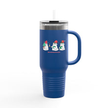 Festive Insulated Travel Mug - 40oz Holiday Drink Tumbler