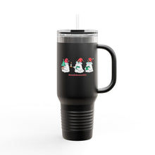 Festive Insulated Travel Mug - 40oz Holiday Drink Tumbler