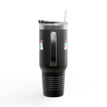 Festive Insulated Travel Mug - 40oz Holiday Drink Tumbler