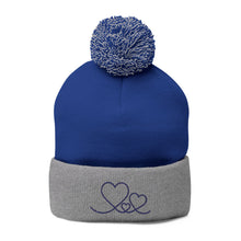 Cozy Embroidered Pom-Pom Smell of Love Candles Winter Hat