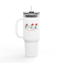Festive Insulated Travel Mug - 40oz Holiday Drink Tumbler