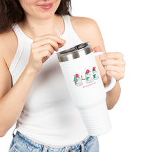 Festive Insulated Travel Mug - 40oz Holiday Drink Tumbler