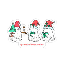 Festive Ghost Sticker for Christmas Cheer