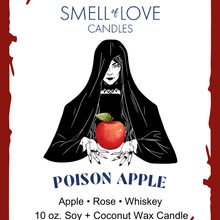Limited Edition: Poison Apple, 10 oz Periwinkle/Black Luxe Halloween Candle