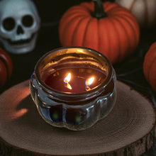 Limited Edition: đ€ Luxe Black Pumpkin with Black Wax, Double Wicked, 14 oz.