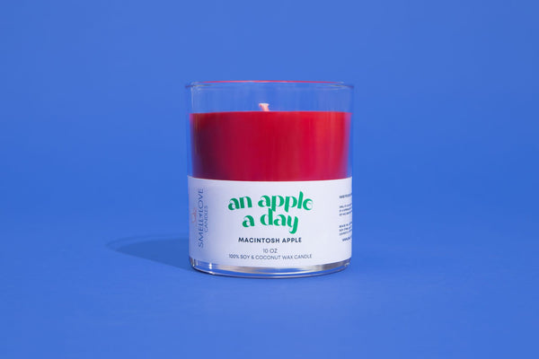 Macintosh Apple Candle Tins 8 oz - CandlesWholesalers