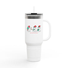 Festive Insulated Travel Mug - 40oz Holiday Drink Tumbler
