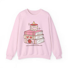 Candles and Books, Valentine's Day Crewneck Sweatshirt