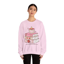 Candles and Books, Valentine's Day Crewneck Sweatshirt