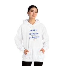 Inspirational Hooded Sweatshirt - Reset Your Mind and Achieve Your Dreams