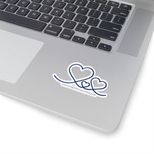 Cute Logo Heart Sticker - Company Logo for Personalizing Laptops, Journals, & Gifts