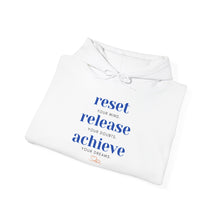 Inspirational Hooded Sweatshirt - Reset Your Mind and Achieve Your Dreams