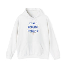 Inspirational Hooded Sweatshirt - Reset Your Mind and Achieve Your Dreams