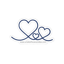 Cute Logo Heart Sticker - Company Logo for Personalizing Laptops, Journals, & Gifts