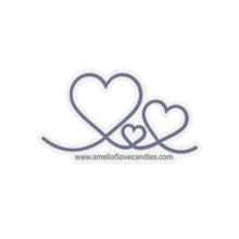 Cute Logo Heart Sticker - Company Logo for Personalizing Laptops, Journals, & Gifts