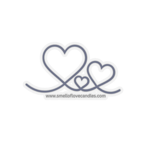 Cute Logo Heart Sticker - Company Logo for Personalizing Laptops, Journals, & Gifts