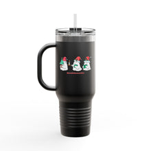 Festive Insulated Travel Mug - 40oz Holiday Drink Tumbler