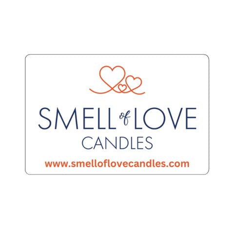 Smell of Love Candles Logo Sticker