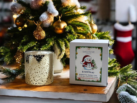 Limited Edition: ☃️ Fros(tea), 10 oz Gold Twilight Holiday Candle