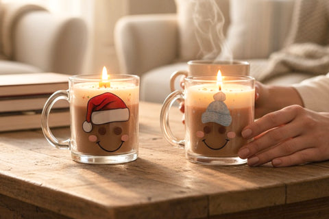 Limited Edition: Emotional Support Candle Mug, 12 oz Wooden Wick