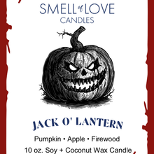 Limited Edition: Jack O' Lantern, 10 oz Periwinkle Halloween Candle