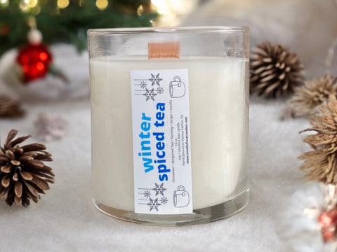 Winter Spiced Tea, Wooden Wick Candle