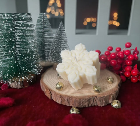 *PRE-ORDER* Limited Edition: Snowflake Pillar Candle ❄️ ❄️❄️