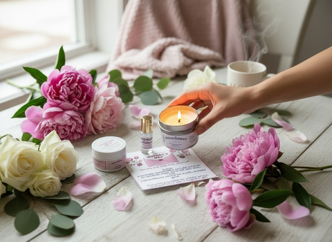 PRE ORDER - Mother’s Day Gift Set | Lavender Mood Roller, Sugar Scrub & Candle