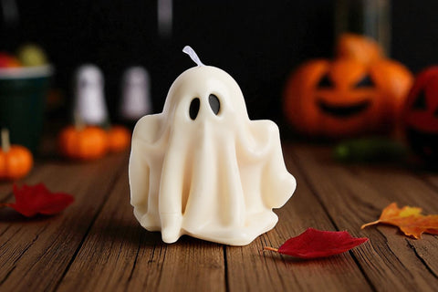 Limited Edition: 👻 Ghost Halloween Pillar Soy Candle
