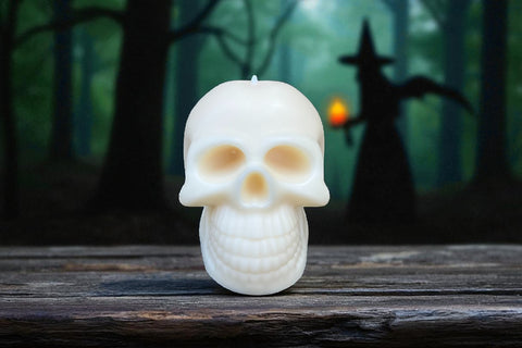 Limited Edition: 💀 Skull Halloween Soy Pillar Candle