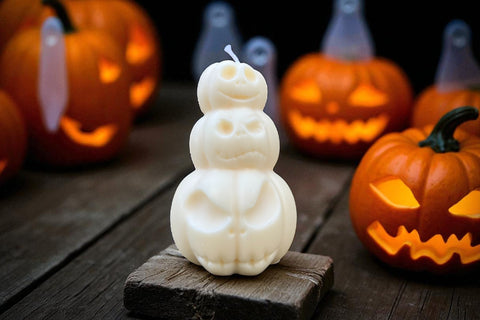 Limited Edition: 🎃🎃🎃 Triple Pumpkin Soy Pillar Candle