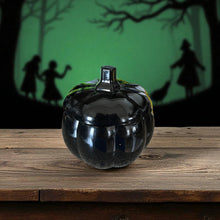 Limited Edition: 🖤 Luxe Black Pumpkin with Black Wax, Double Wicked, 14 oz.